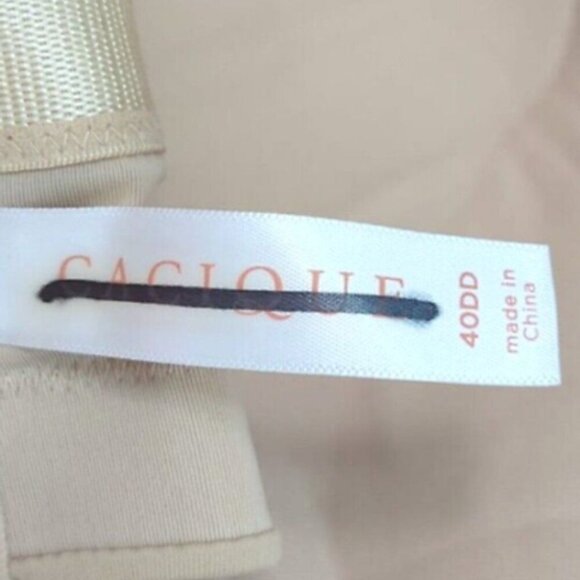 Lane Bryant Cacique Bra Multi Way Strapless Bare Solution 40DD Cafe w/ Straps - Picture 7 of 10